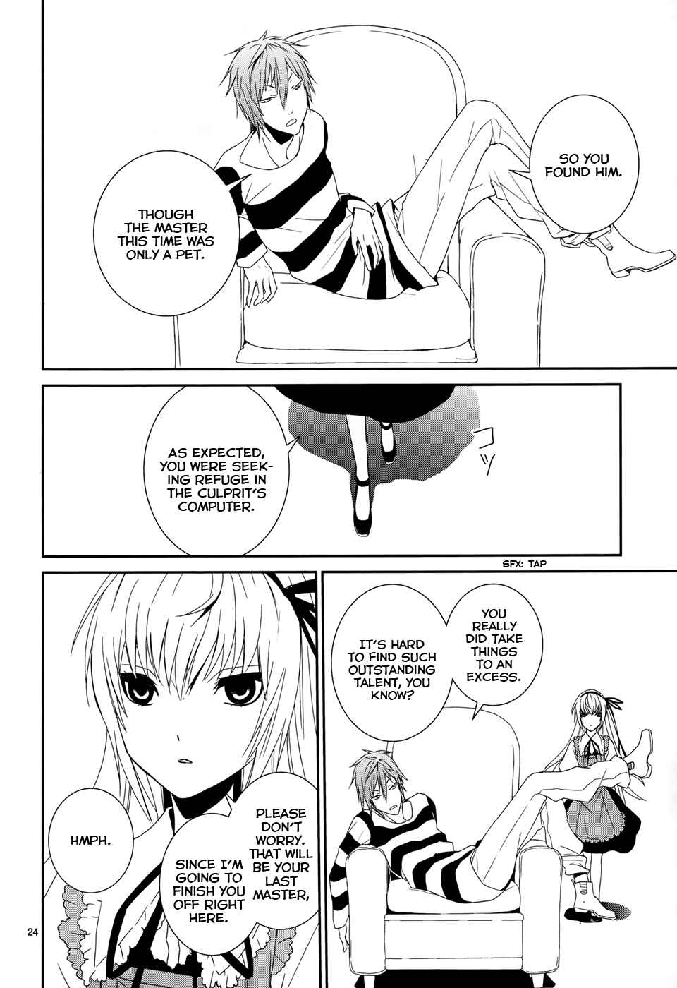 Page 24 Chapter 8 Dennou Alice to Inaba-kun