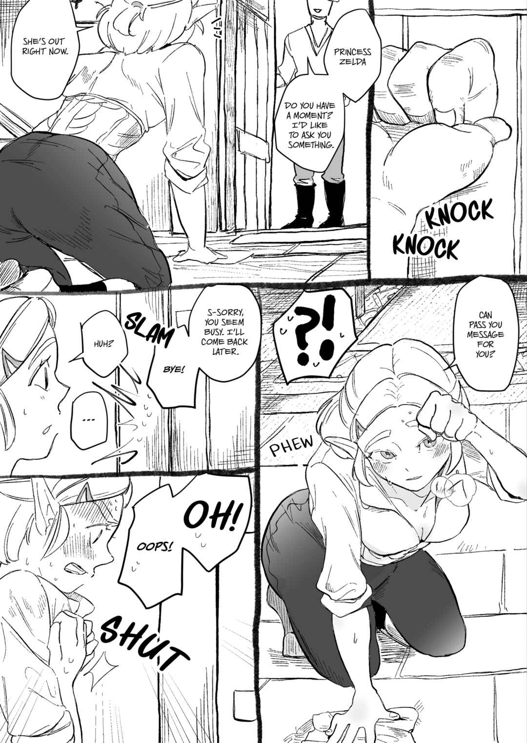 Page 1 Chapter 3 Hikoteis Legend of Zelda Body Swap Twitter Comics