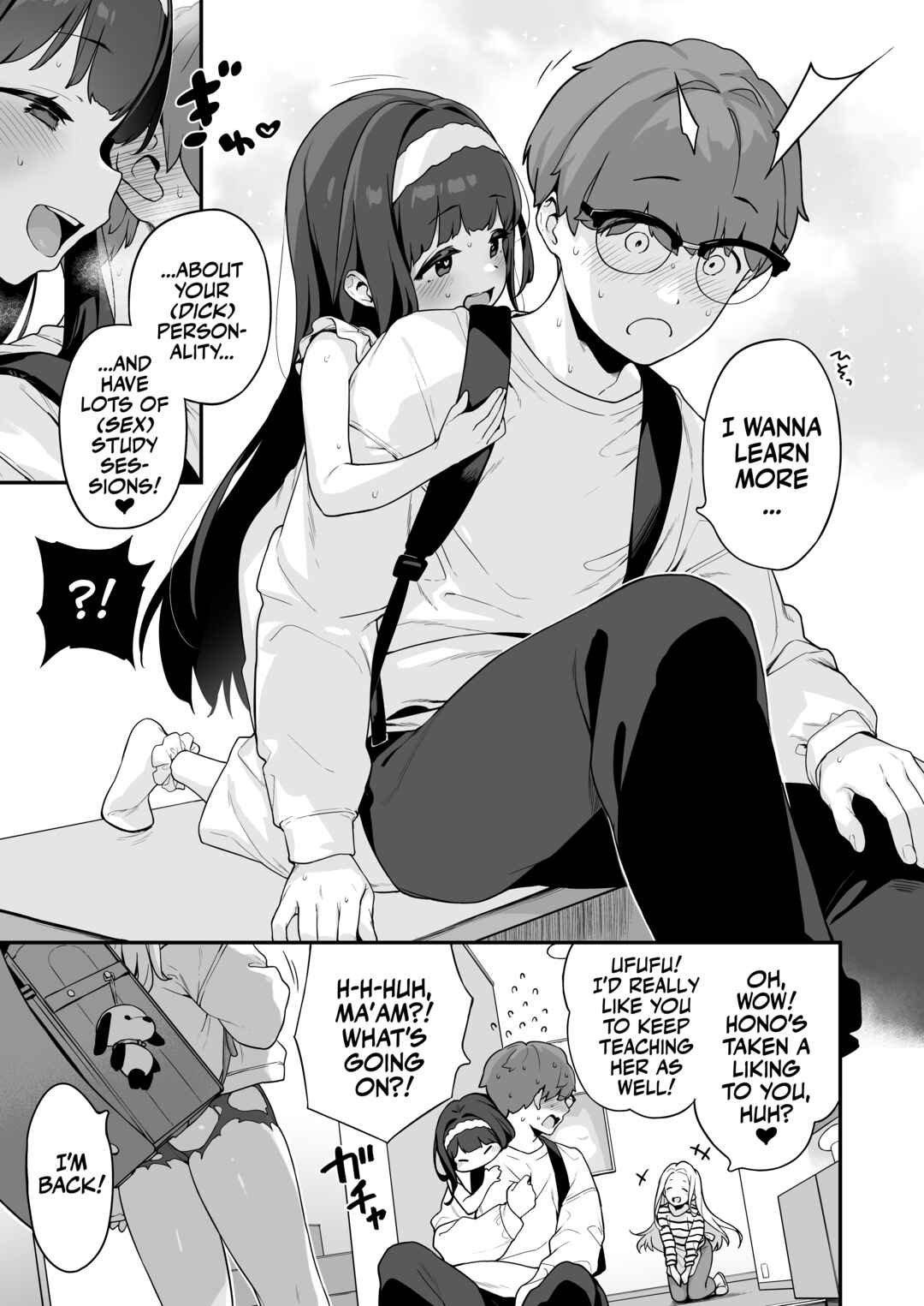 Page 57 Chapter Unknown_433e Onanie Daisuki Honoka-chan wa Katekyo Chinpo o Benkyou Shitai!