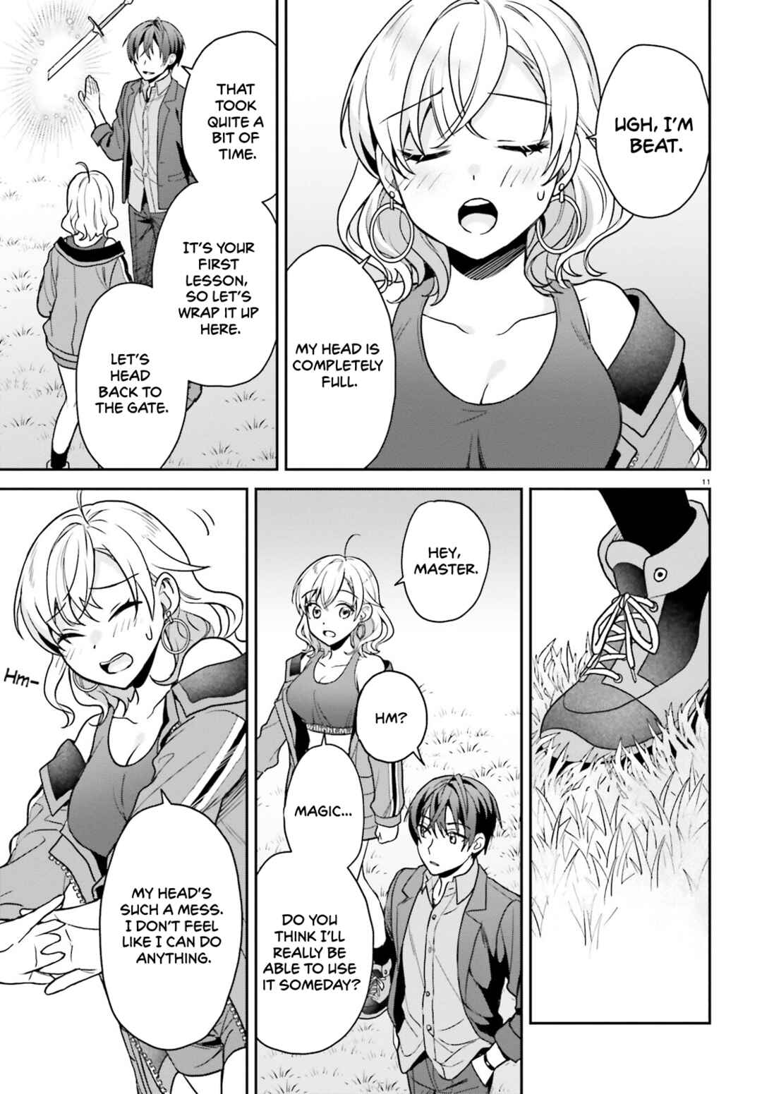 Page 12 Chapter 5 Negatte mo Nai Tsuihou Go kara no Slow Life? ~Intai Shita Hazu ga Nariyuki de Bishoujo Gal no Shishou ni Nattara Naze ka Mechakucha Natsukareta~