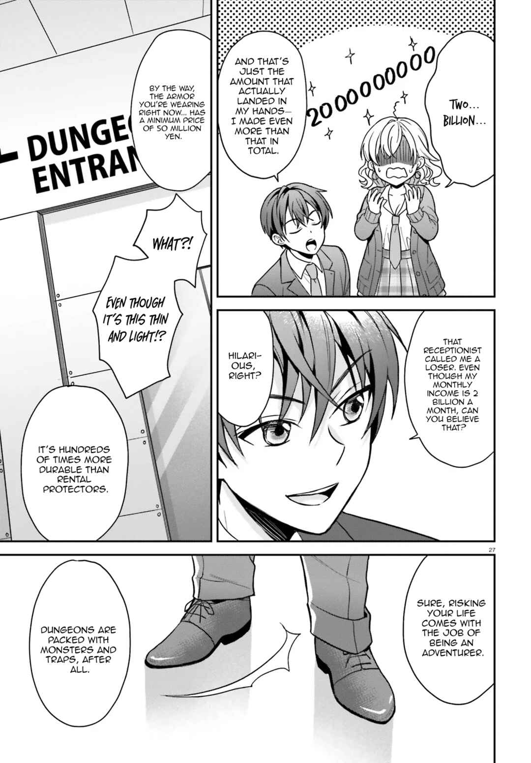 Page 13 Chapter 2.2 Negatte mo Nai Tsuihou Go kara no Slow Life? ~Intai Shita Hazu ga Nariyuki de Bishoujo Gal no Shishou ni Nattara Naze ka Mechakucha Natsukareta~