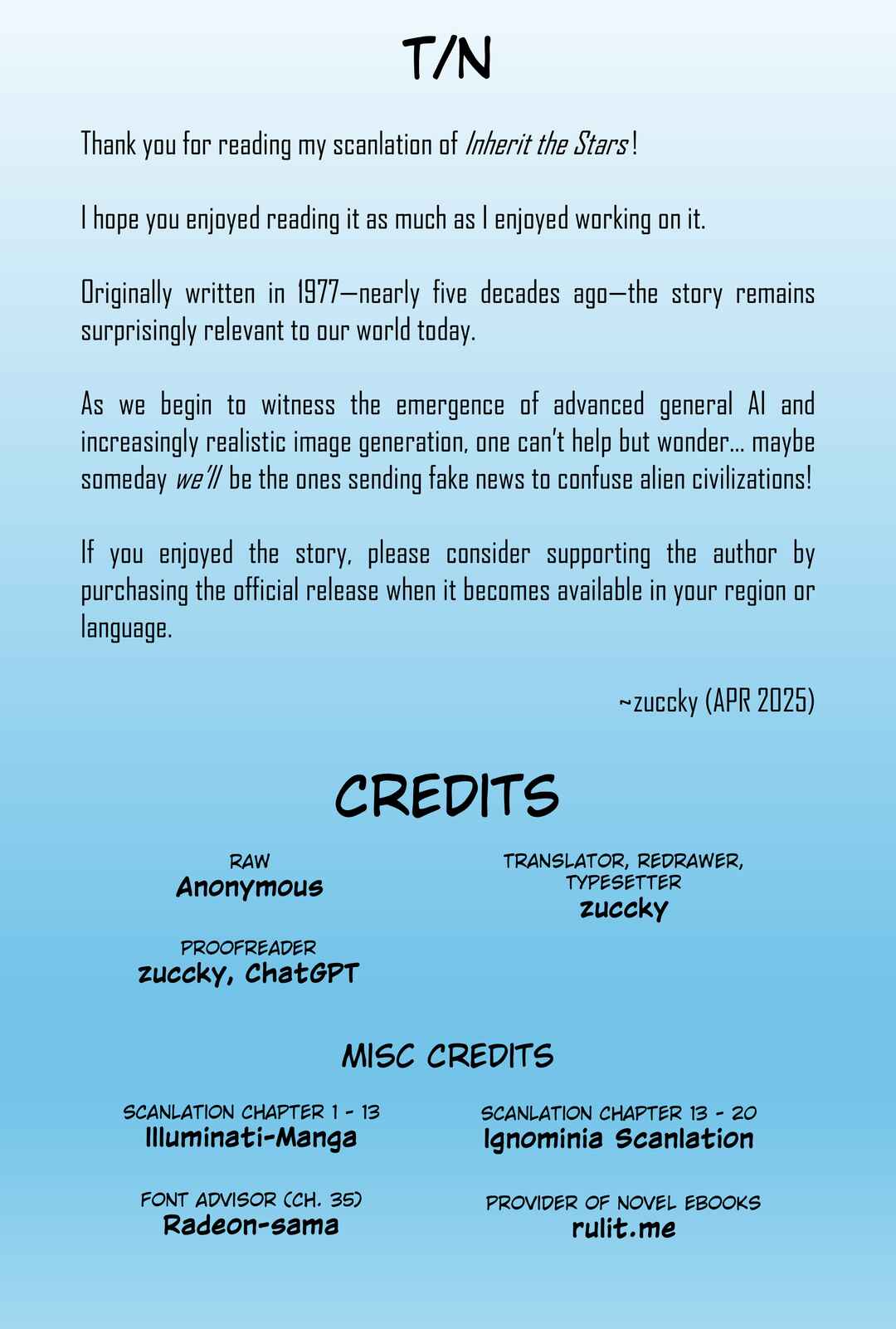 Page 25 Chapter 36 Inherit the Stars