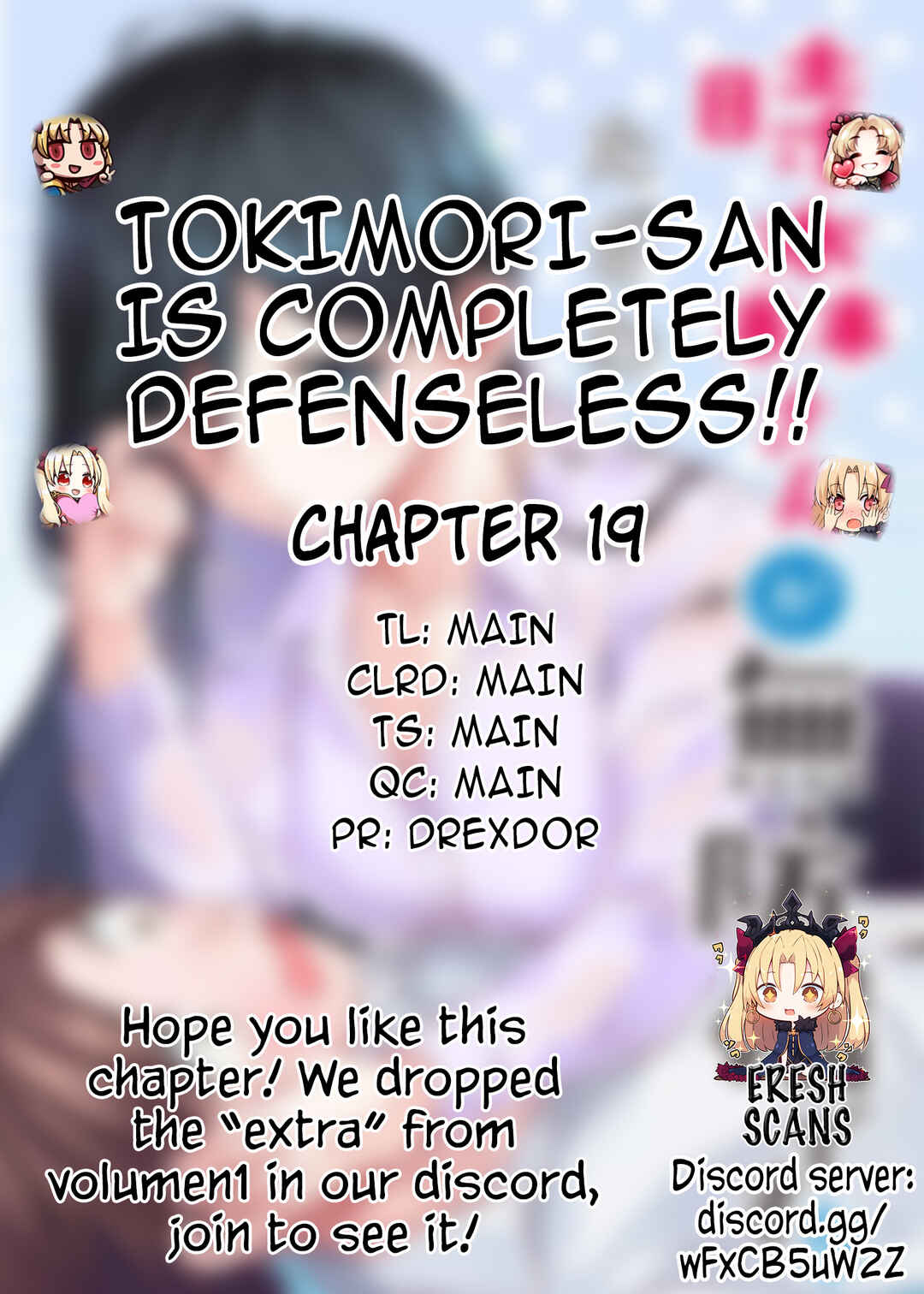 Page 1 Chapter 19 Tokimori-san ga Muboubi desu!!