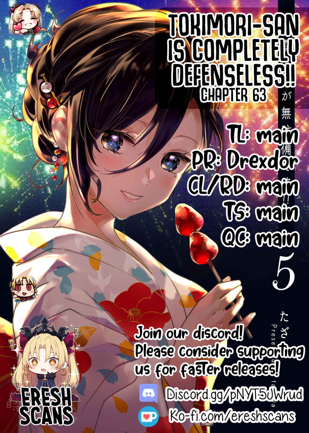 Page 15 Chapter 63 Tokimori-san ga Muboubi desu!!