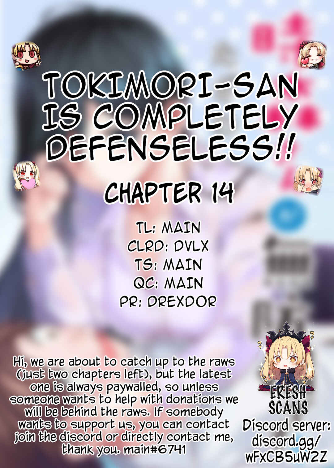 Page 1 Chapter 14 Tokimori-san ga Muboubi desu!!