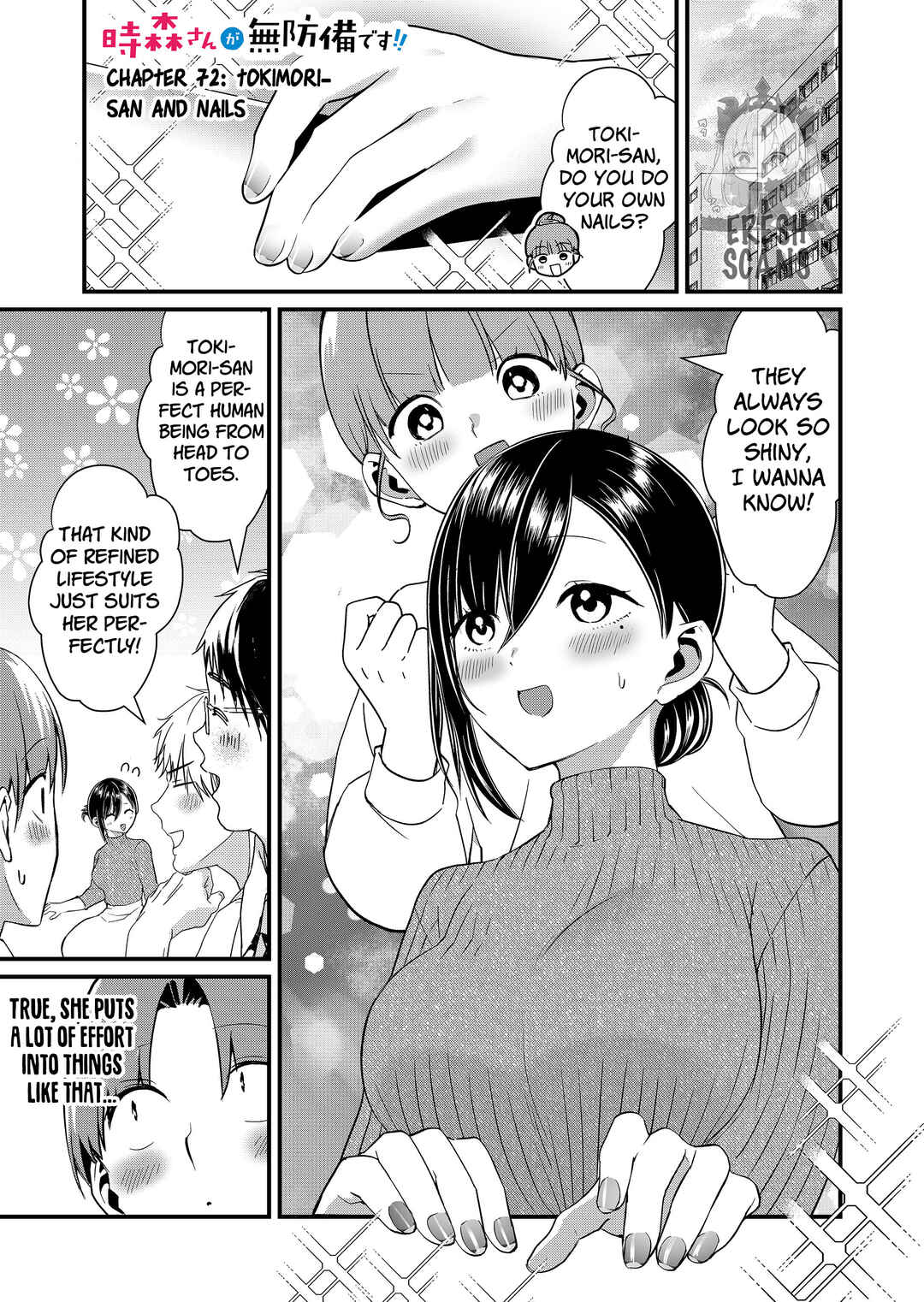 Page 1 Chapter 72 Tokimori-san ga Muboubi desu!!