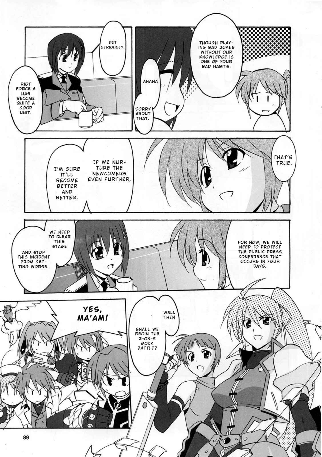 Page 19 Chapter 12 Mahou Shoujo Lyrical Nanoha StrikerS the Comics