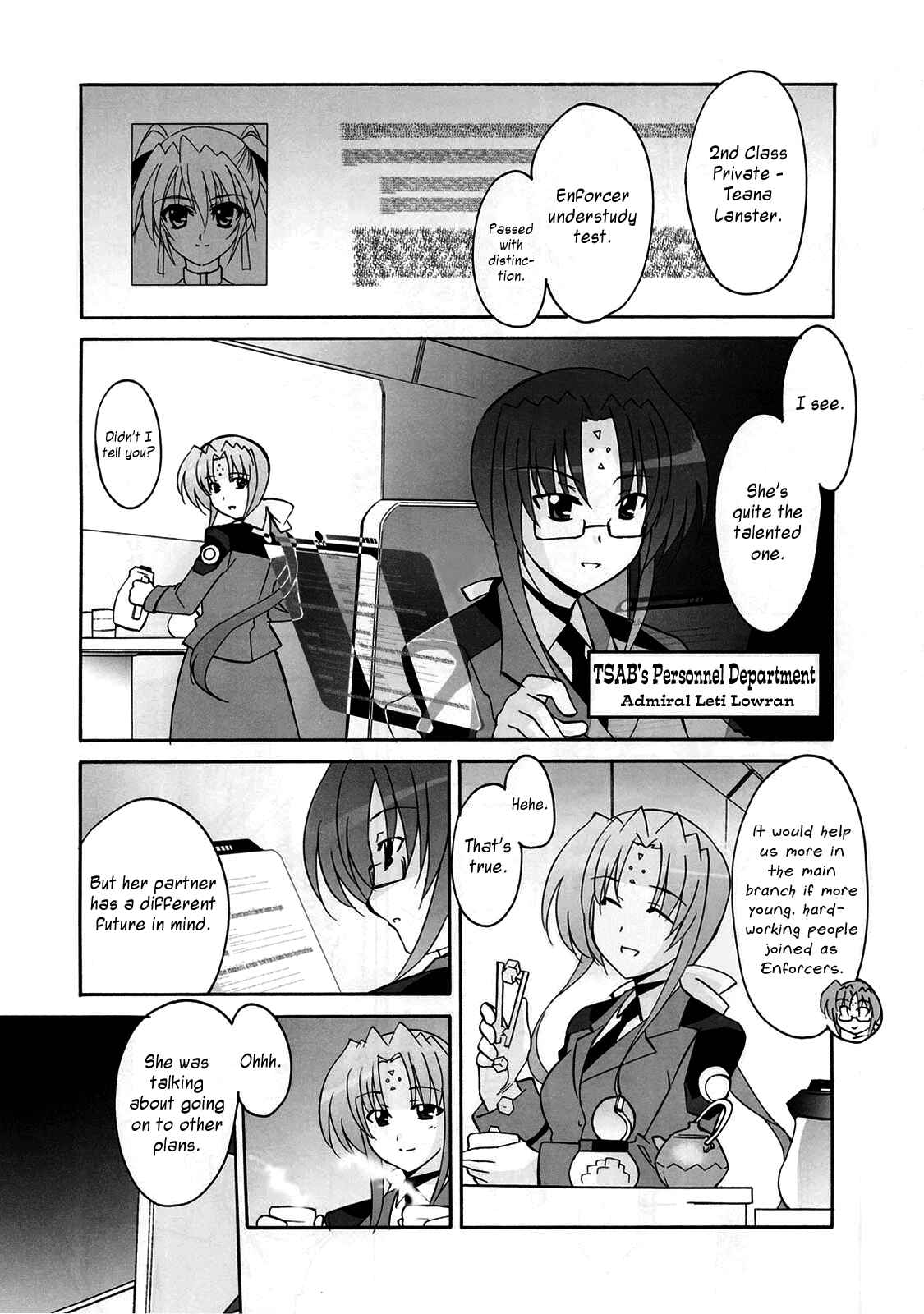 Page 1 Chapter 14 Mahou Shoujo Lyrical Nanoha StrikerS the Comics