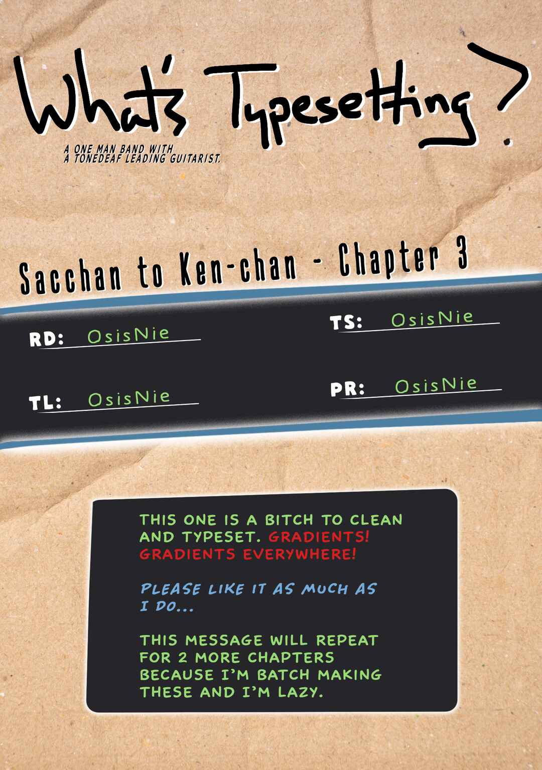 Page 9 Chapter 3 Sacchan to Ken-chan wa Kyou mo Itteru