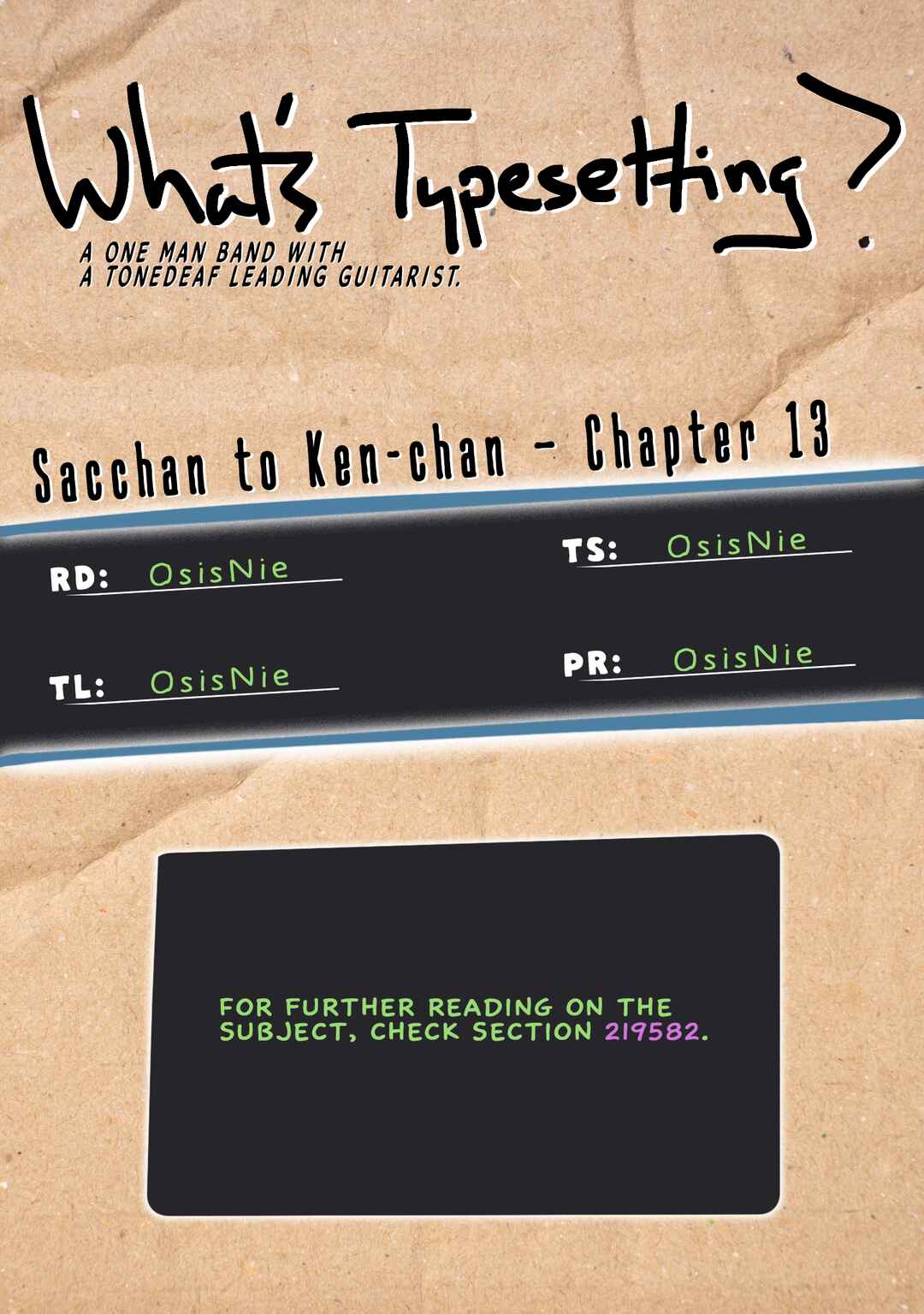 Page 9 Chapter 13 Sacchan to Ken-chan wa Kyou mo Itteru