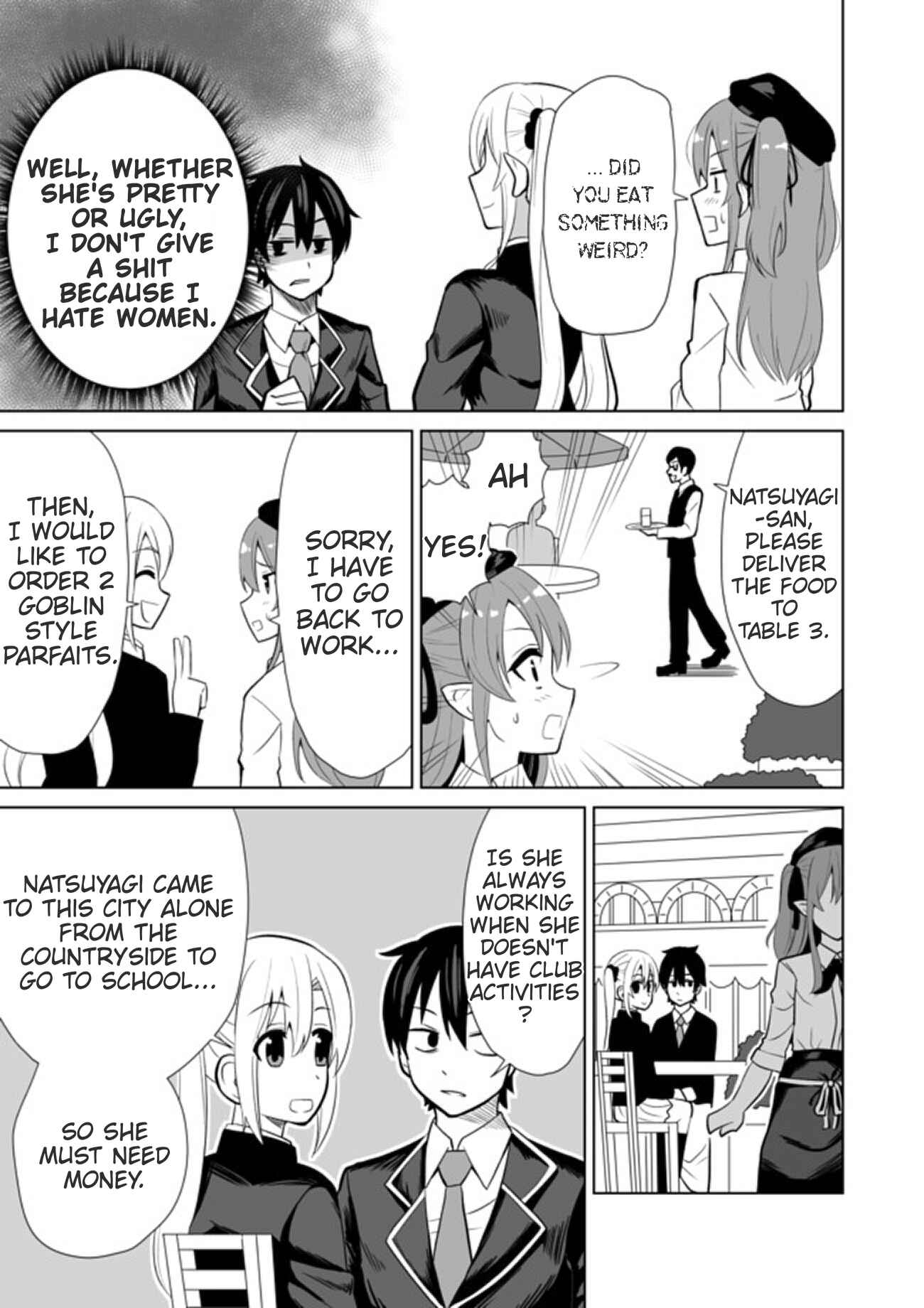 Page 3 Chapter 13 Chou Onna Kirai na Ore ga Isekai no Joshikou ni Ryuugaku Suru Koto ni Natta