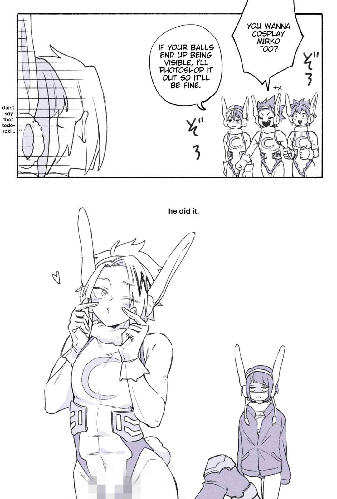 Page 4 Chapter Unknown_bd14 Boku no Hero Academia - KamiJirou - Mirko Cosplay (Doujinshi)