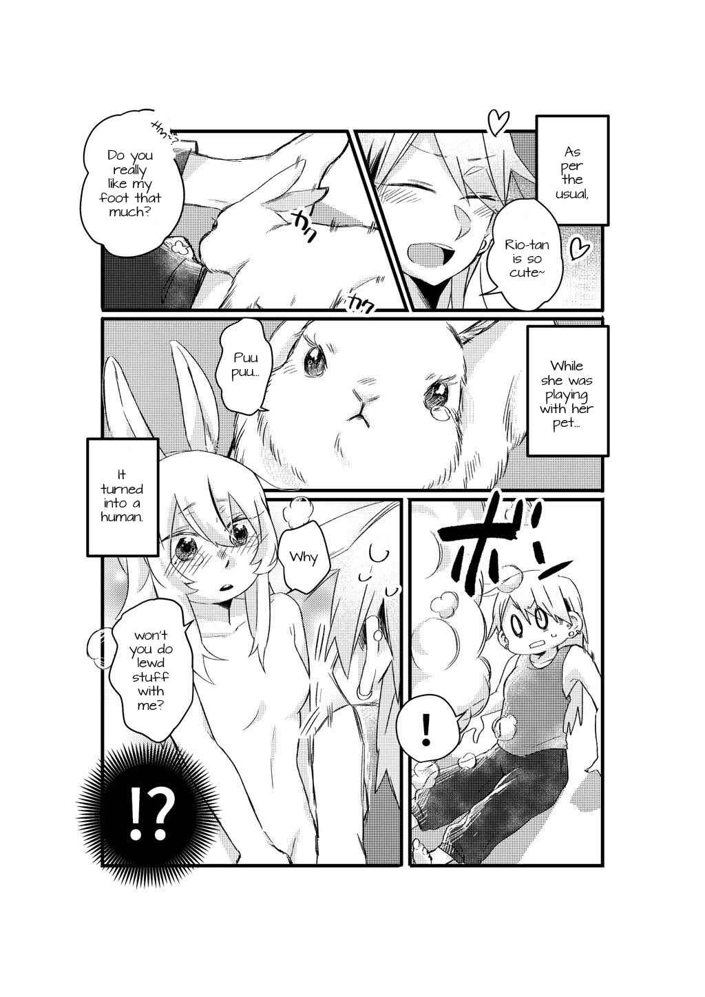 Page 1 Chapter Unknown_d362 Anthropomorphized Bunny Love