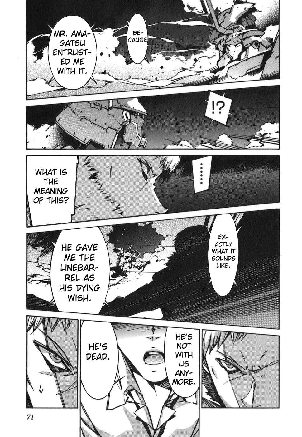 Page 32 Chapter 71 Linebarrels of Iron