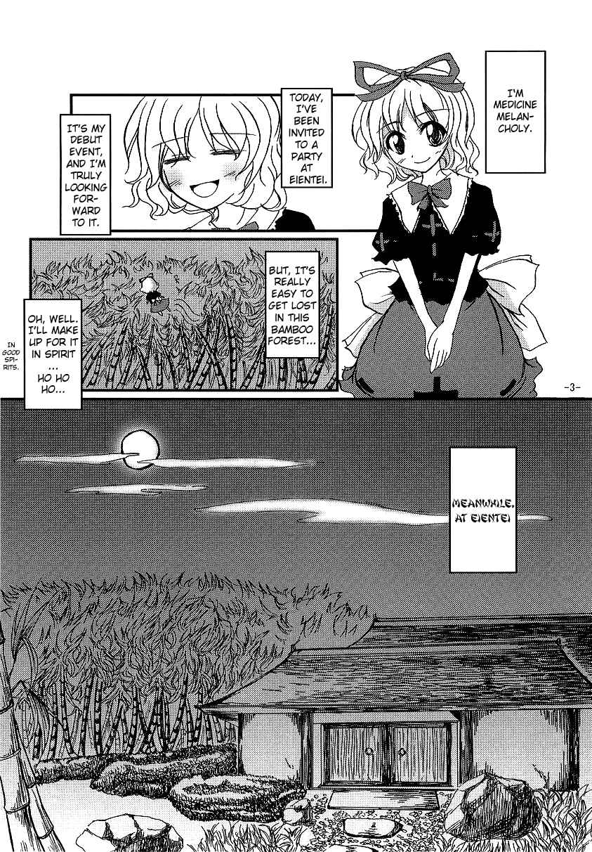 Page 2 Chapter Unknown_3451 Touhou - Yopparai in Eientei (Doujinshi)
