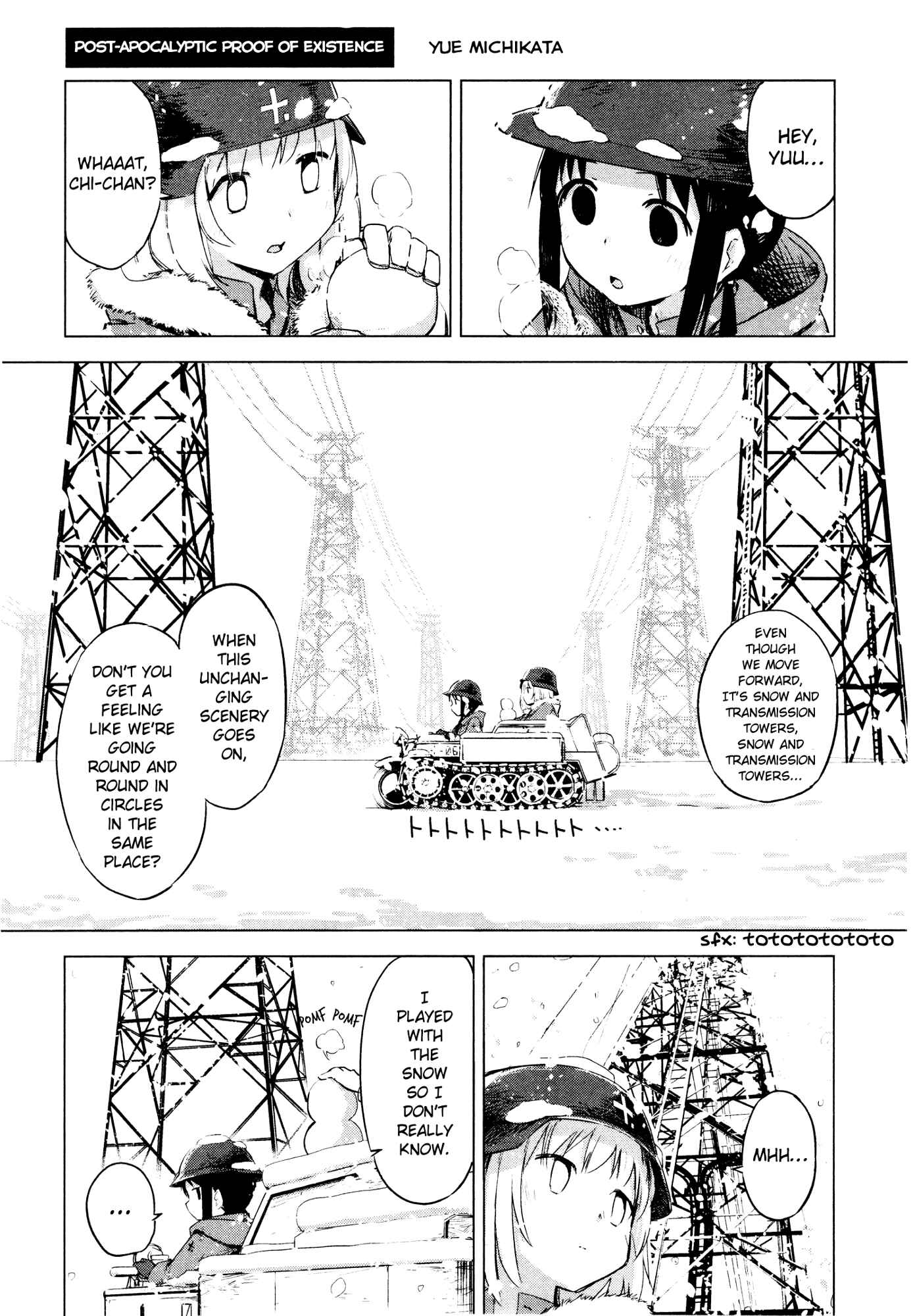 Page 1 Chapter 8 Girls Last Tour Official Anthology Comic