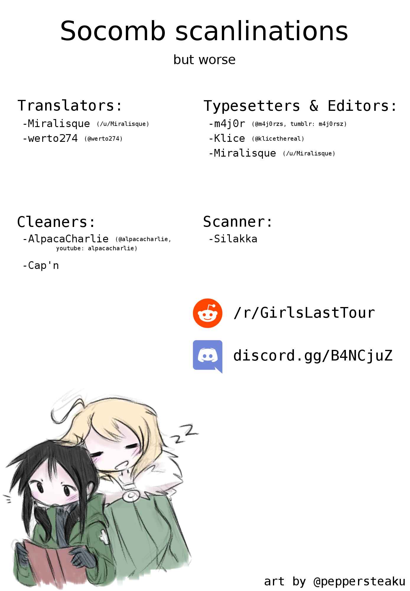 Page 9 Chapter 7 Girls Last Tour Official Anthology Comic