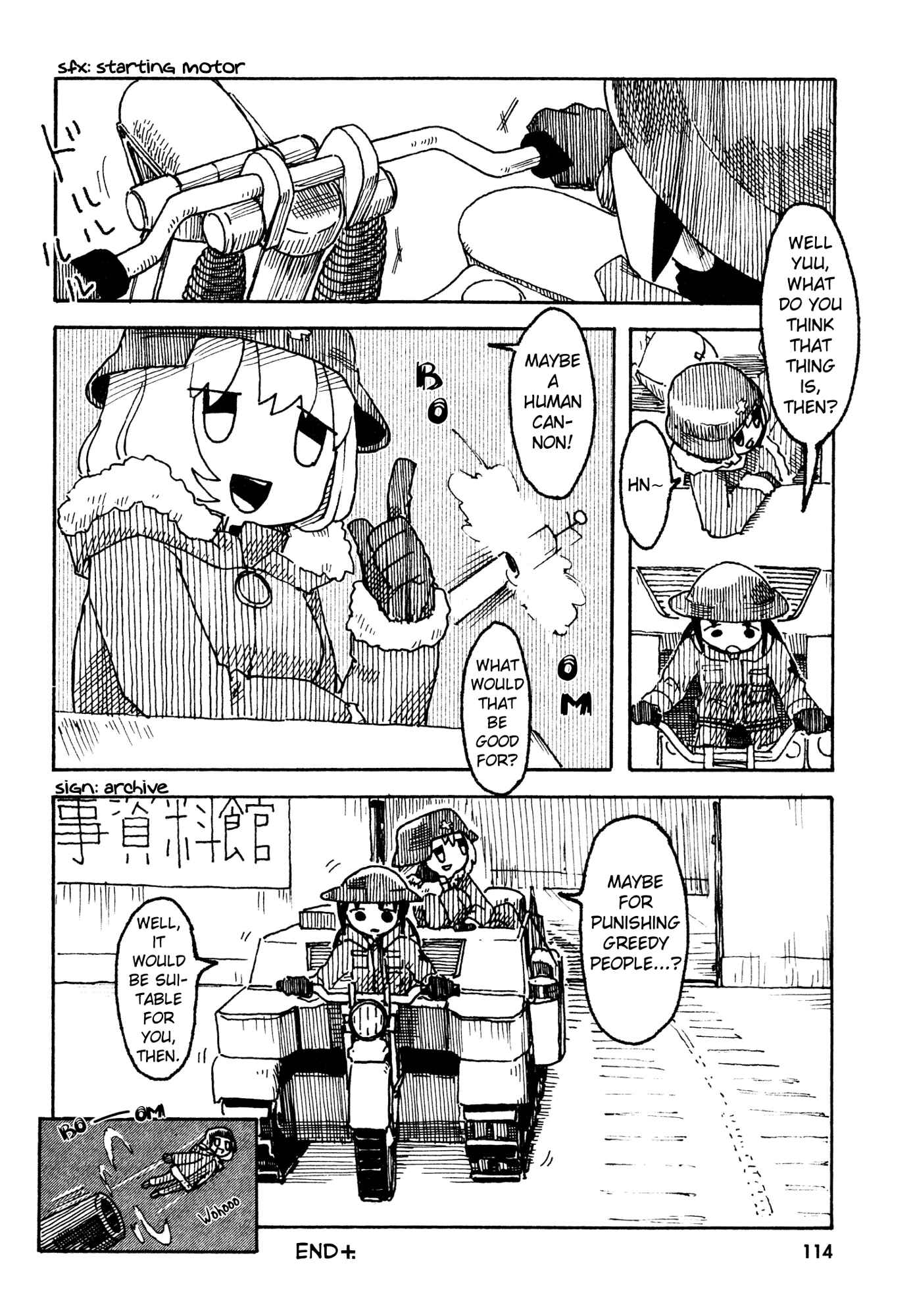 Page 8 Chapter 14 Girls Last Tour Official Anthology Comic