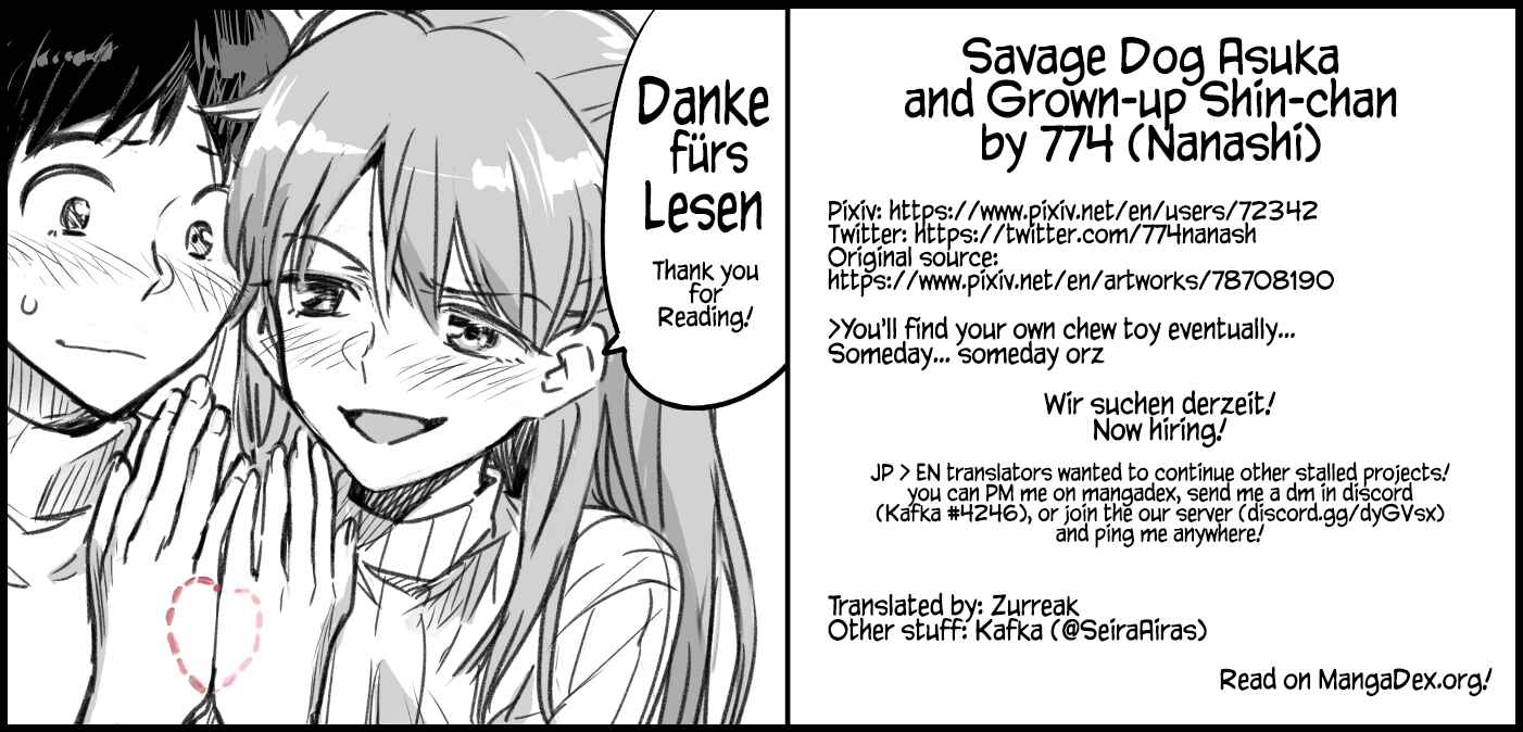 Page 7 Chapter Unknown_bf7f Neon Genesis Evangelion - Savage Dog Asuka and Grown-up Shin-chan (Doujinshi)