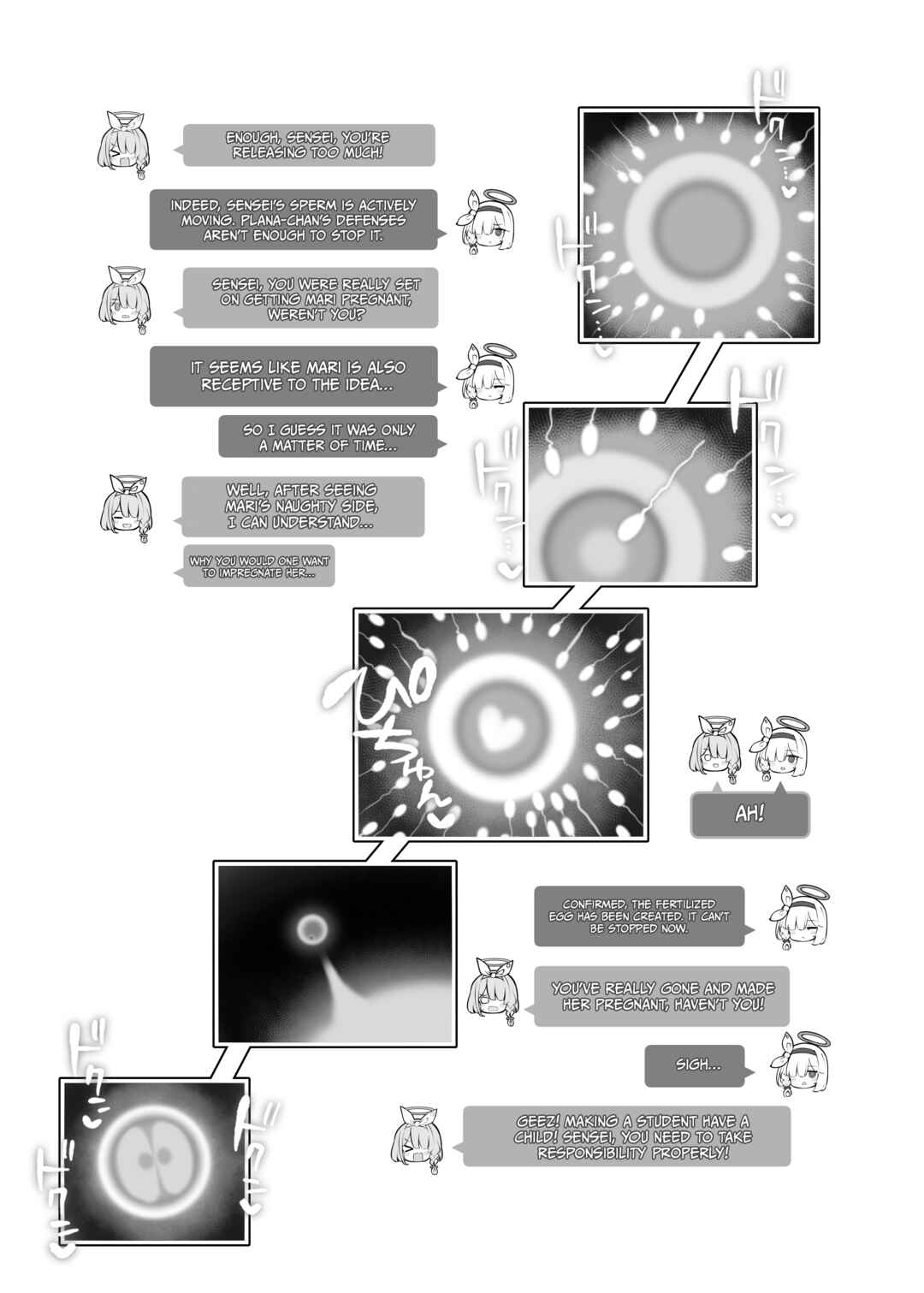 Page 24 Chapter 3 Blue Archive - The Kivotos Baby-making Activity Report