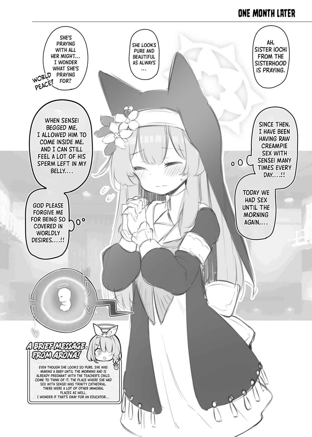 Page 25 Chapter 3 Blue Archive - The Kivotos Baby-making Activity Report