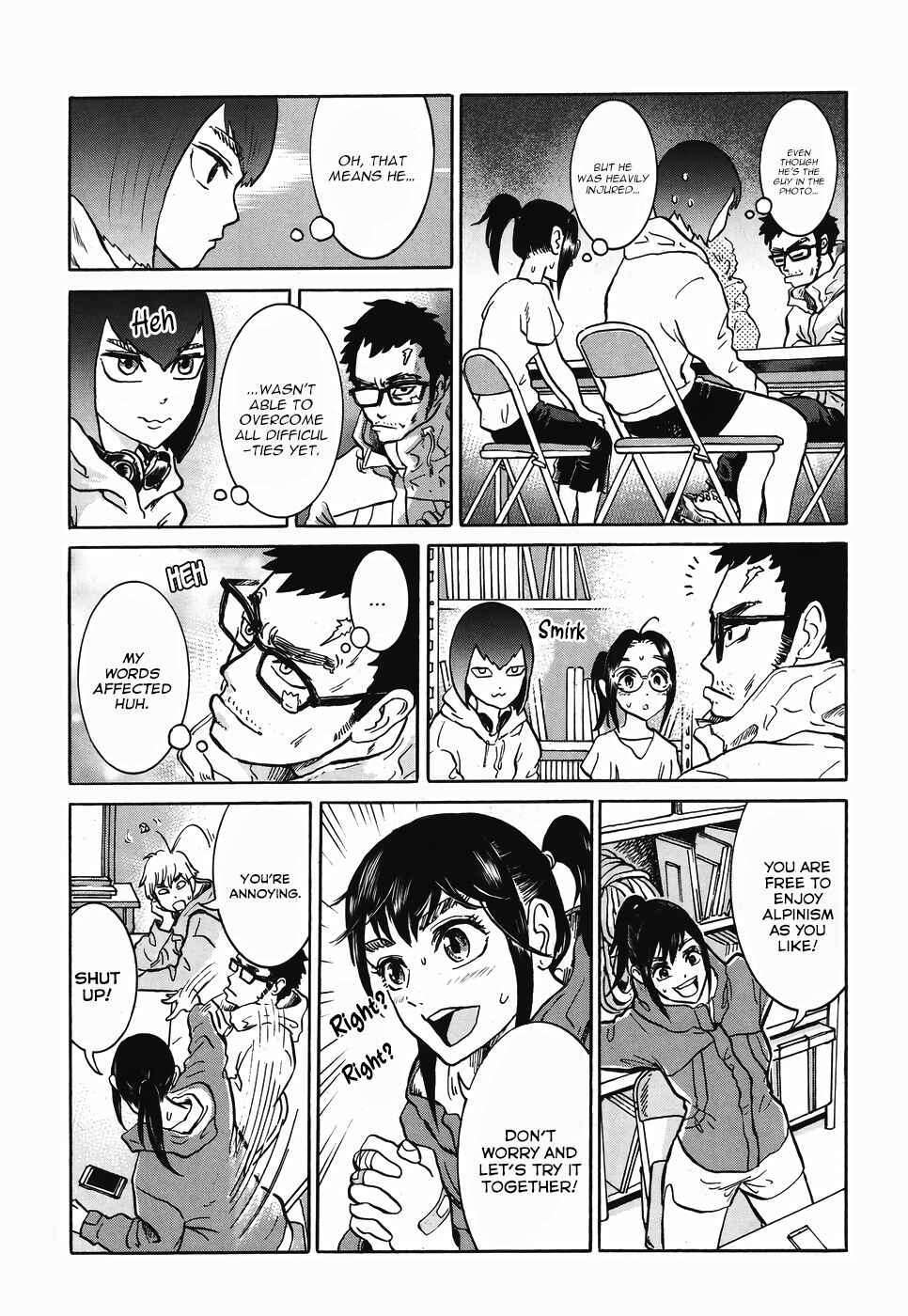 Page 14 Chapter 1.2 Cross the Mountains, Yama wo Wataru - Santamadai Gakuburoku
