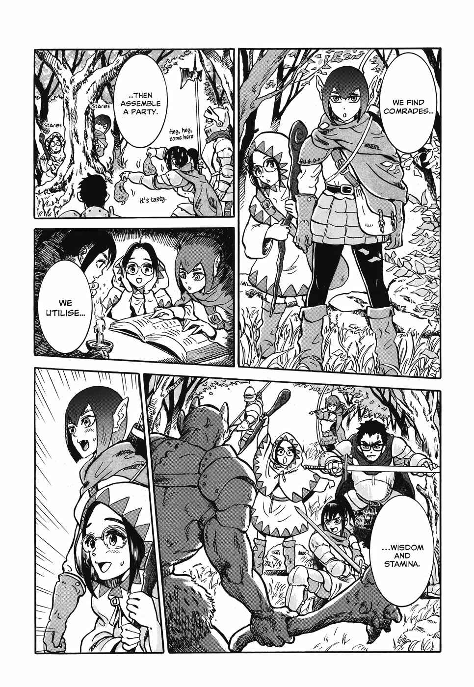 Page 22 Chapter 1.2 Cross the Mountains, Yama wo Wataru - Santamadai Gakuburoku