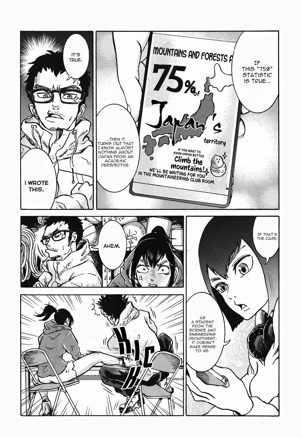 Page 5 Chapter 1.2 Cross the Mountains, Yama wo Wataru - Santamadai Gakuburoku