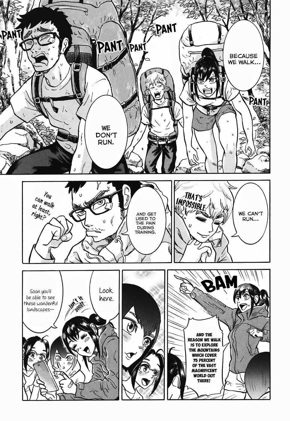 Page 8 Chapter 1.2 Cross the Mountains, Yama wo Wataru - Santamadai Gakuburoku
