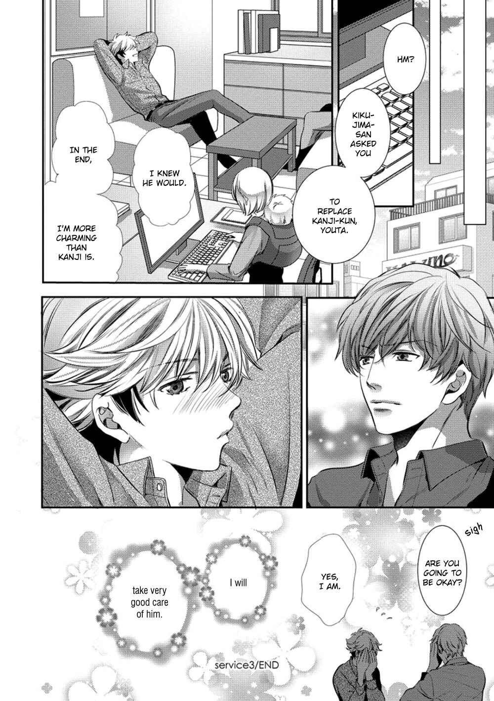 Page 40 Chapter 3 Dandy na Batsuichi no Sewa Shitemasu