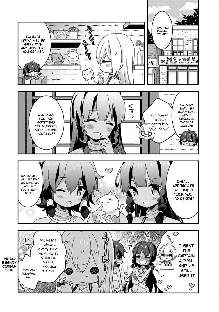 Page 6 Chapter 18 Is It Wrong to Try to Pick Up Girls in a Dungeon? Four-Panel Comic: Days of Goddess