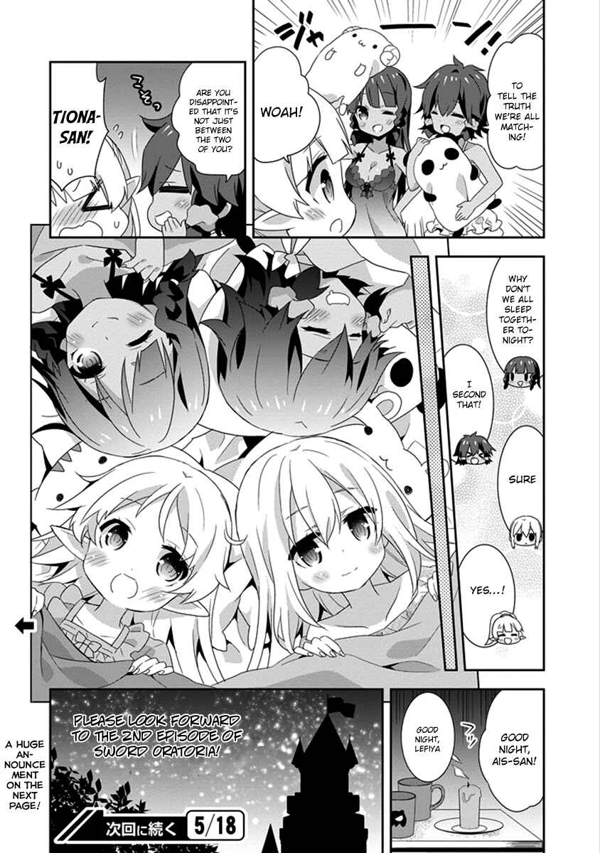 Page 8 Chapter 18 Is It Wrong to Try to Pick Up Girls in a Dungeon? Four-Panel Comic: Days of Goddess