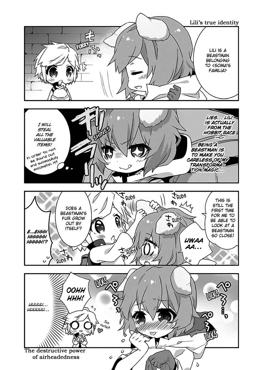 Page 5 Chapter 6 Is It Wrong to Try to Pick Up Girls in a Dungeon? Four-Panel Comic: Days of Goddess