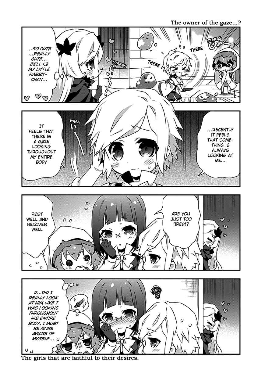 Page 8 Chapter 6 Is It Wrong to Try to Pick Up Girls in a Dungeon? Four-Panel Comic: Days of Goddess