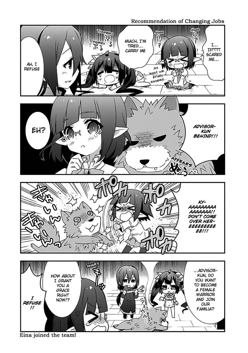 Page 6 Chapter 10 Is It Wrong to Try to Pick Up Girls in a Dungeon? Four-Panel Comic: Days of Goddess