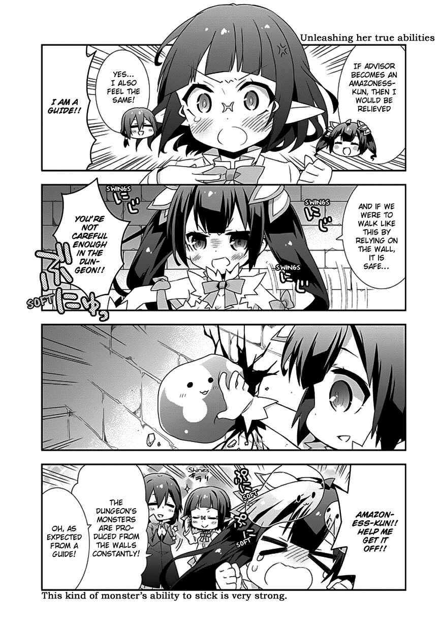 Page 7 Chapter 10 Is It Wrong to Try to Pick Up Girls in a Dungeon? Four-Panel Comic: Days of Goddess