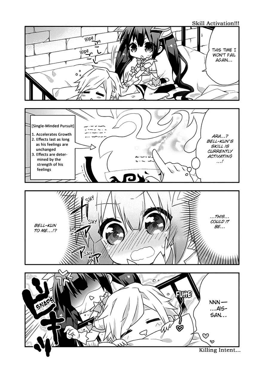 Page 5 Chapter 3 Is It Wrong to Try to Pick Up Girls in a Dungeon? Four-Panel Comic: Days of Goddess