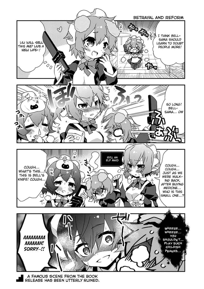 Page 6 Chapter 12 Is It Wrong to Try to Pick Up Girls in a Dungeon? Four-Panel Comic: Days of Goddess