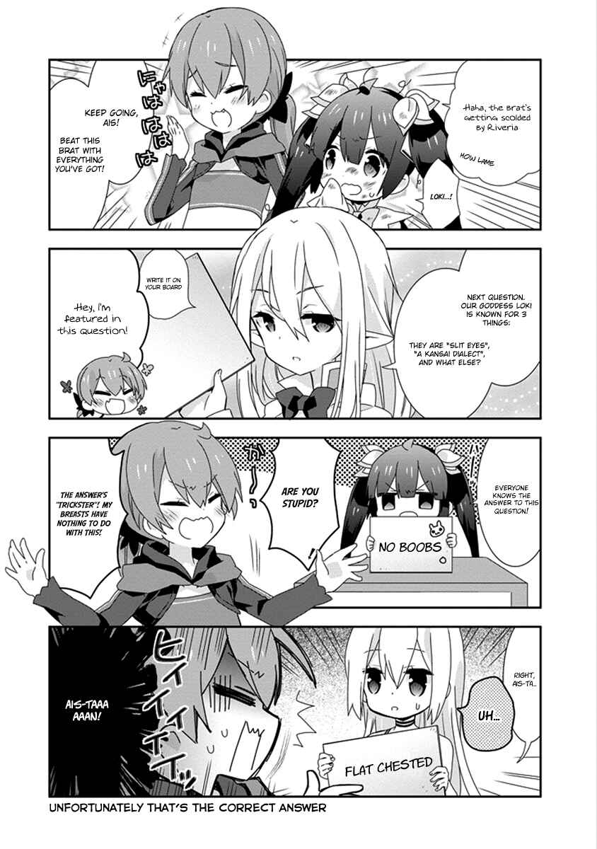 Page 10 Chapter 14 Is It Wrong to Try to Pick Up Girls in a Dungeon? Four-Panel Comic: Days of Goddess