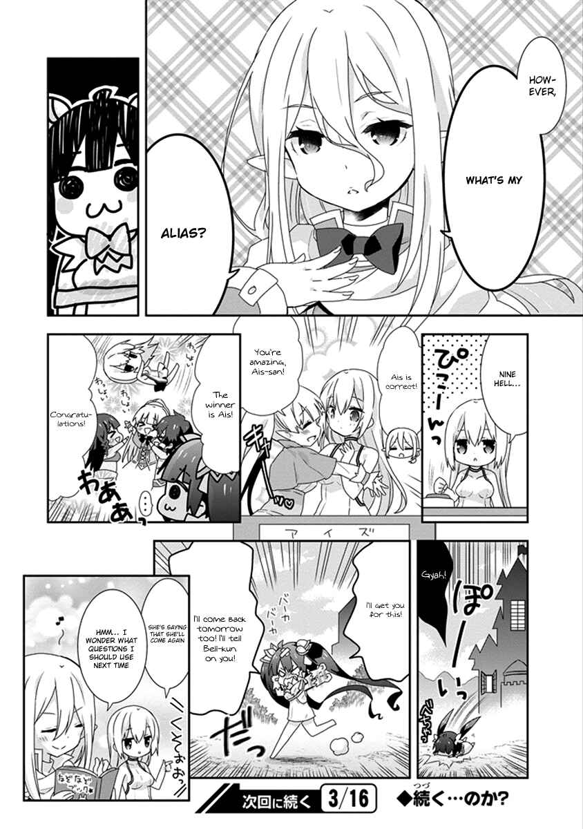 Page 12 Chapter 14 Is It Wrong to Try to Pick Up Girls in a Dungeon? Four-Panel Comic: Days of Goddess