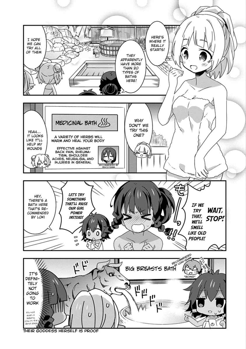 Page 7 Chapter 12 Is It Wrong to Try to Pick Up Girls in a Dungeon? Four-Panel Comic: Days of Goddess