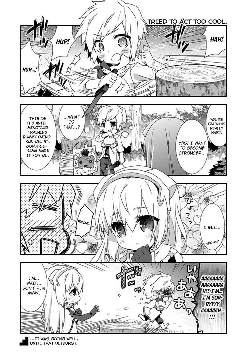 Page 2 Chapter 11 Is It Wrong to Try to Pick Up Girls in a Dungeon? Four-Panel Comic: Days of Goddess