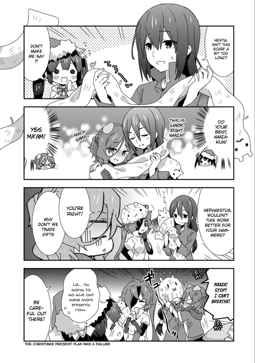 Page 5 Chapter 10 Is It Wrong to Try to Pick Up Girls in a Dungeon? Four-Panel Comic: Days of Goddess