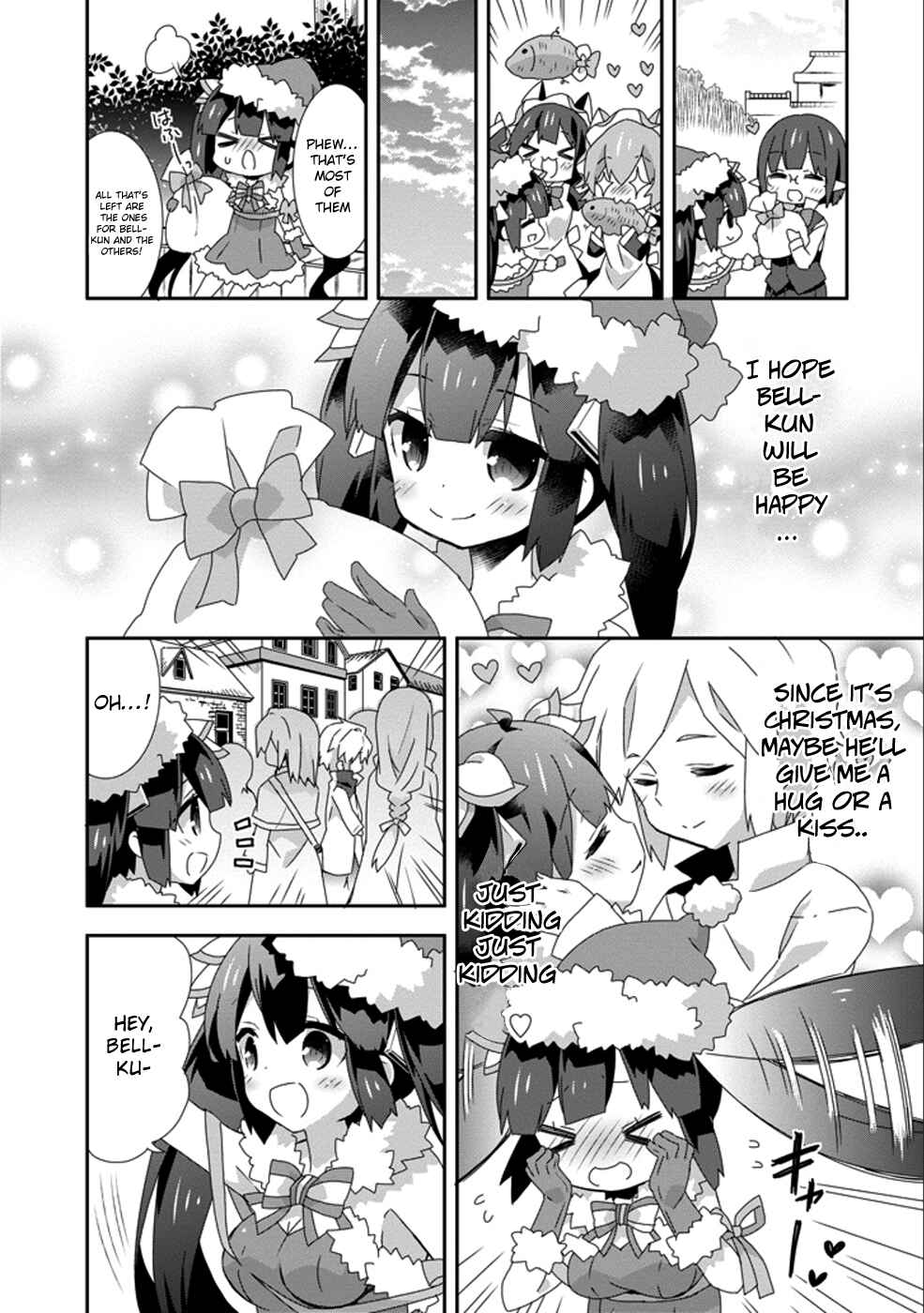 Page 9 Chapter 10 Is It Wrong to Try to Pick Up Girls in a Dungeon? Four-Panel Comic: Days of Goddess