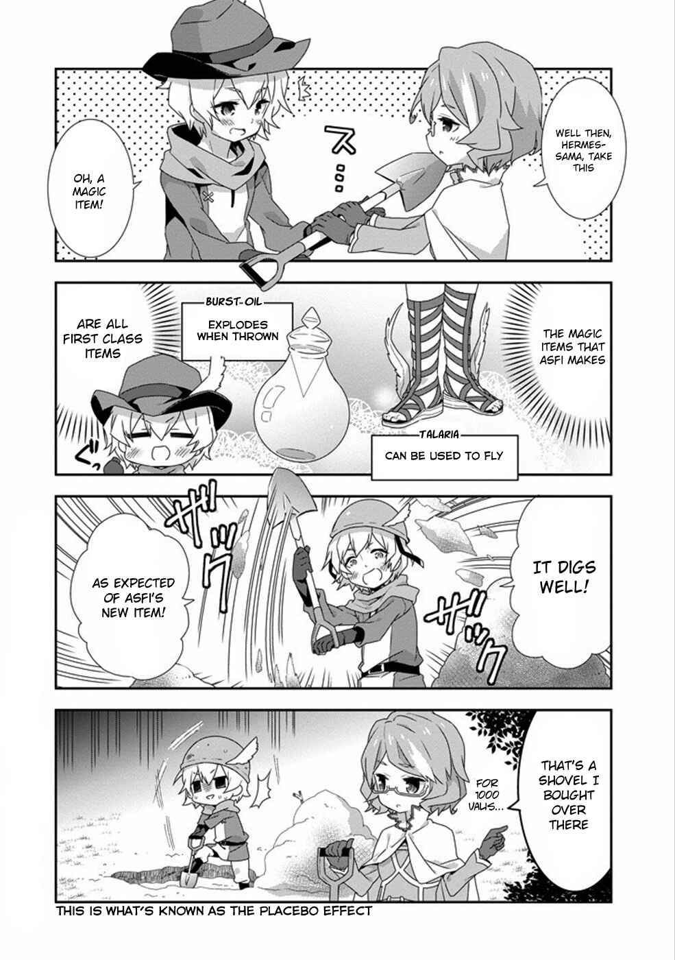 Page 4 Chapter 4 Is It Wrong to Try to Pick Up Girls in a Dungeon? Four-Panel Comic: Days of Goddess