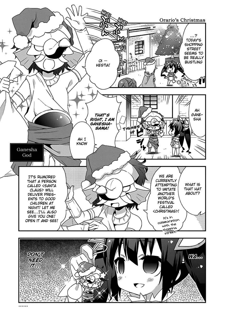 Page 2 Chapter 8 Is It Wrong to Try to Pick Up Girls in a Dungeon? Four-Panel Comic: Days of Goddess