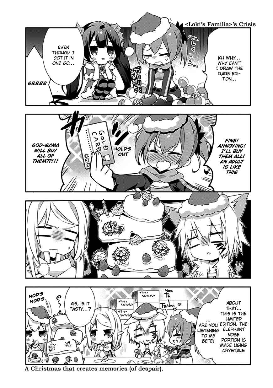 Page 7 Chapter 8 Is It Wrong to Try to Pick Up Girls in a Dungeon? Four-Panel Comic: Days of Goddess