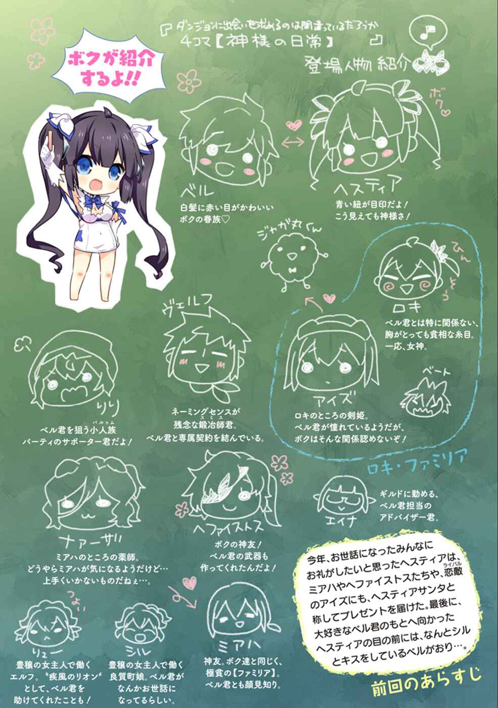 Page 2 Chapter 11 Is It Wrong to Try to Pick Up Girls in a Dungeon? Four-Panel Comic: Days of Goddess