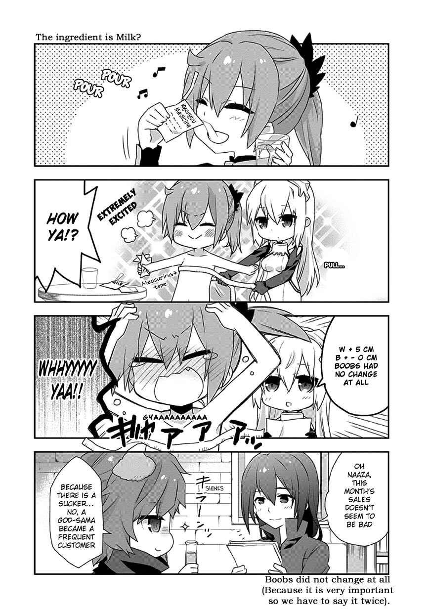 Page 4 Chapter 4 Is It Wrong to Try to Pick Up Girls in a Dungeon? Four-Panel Comic: Days of Goddess