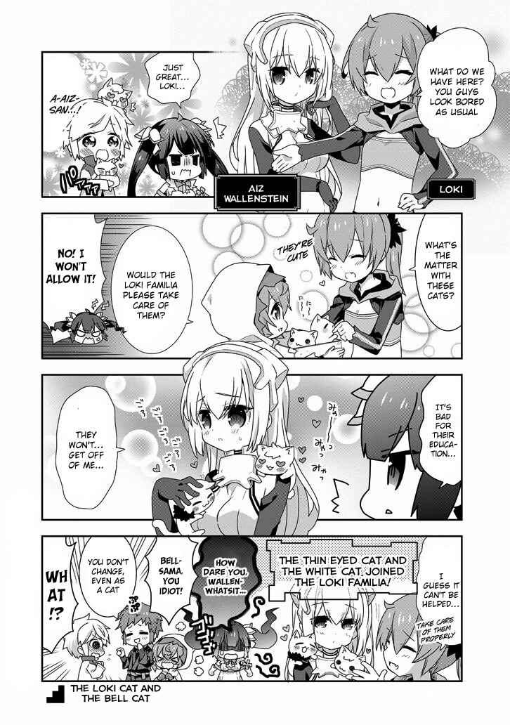 Page 8 Chapter 1 Is It Wrong to Try to Pick Up Girls in a Dungeon? Four-Panel Comic: Days of Goddess